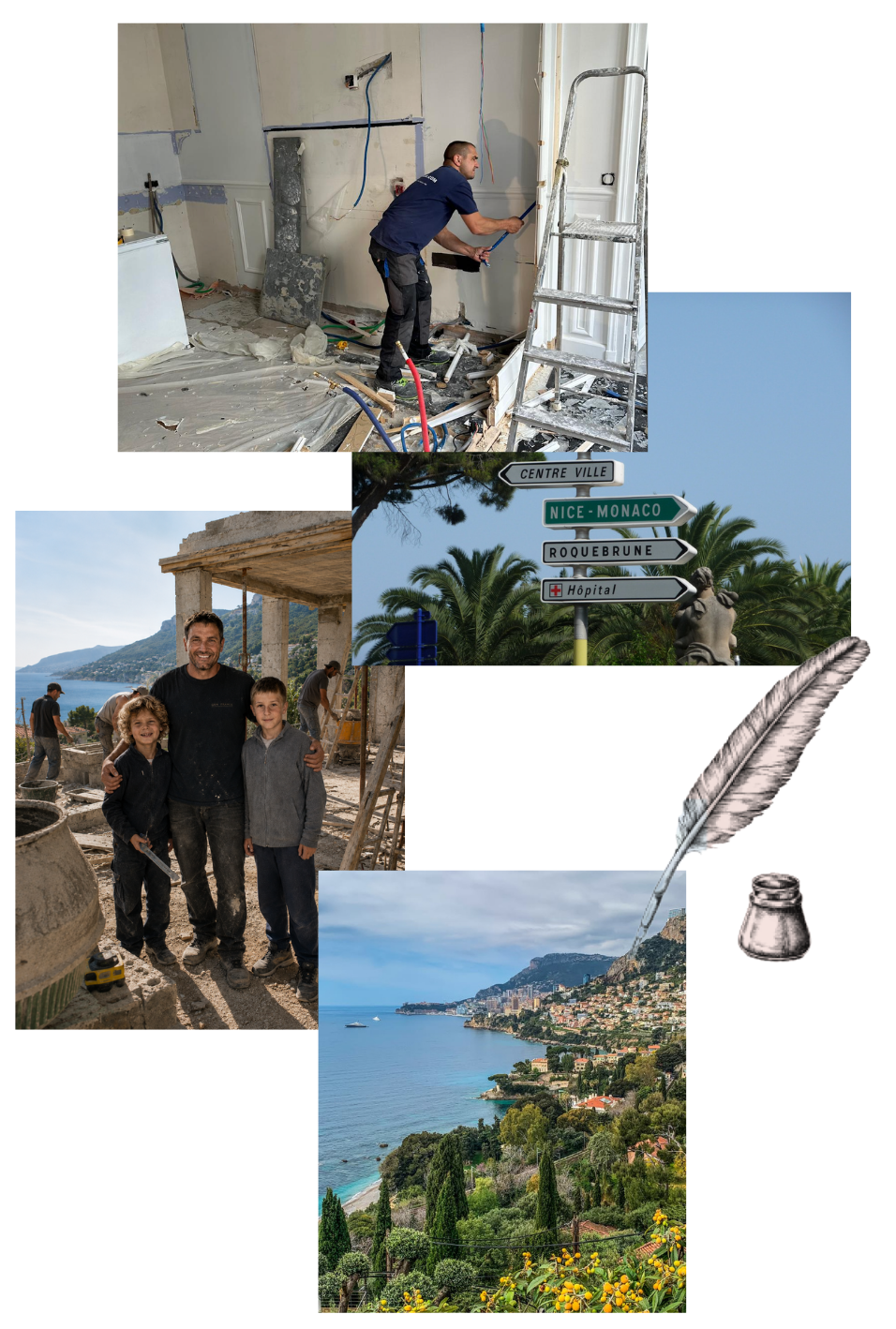 Trente ans de chantiers GRM France, du premier chantier de Roquebrune-Cap-Martin à aujourd’hui